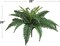 3-Pack 34-Inch Artificial Boston Fern Plants – Realistic Faux Greenery with 30 UV-Resistant Silk Fronds for Indoor & Outdoor Decor